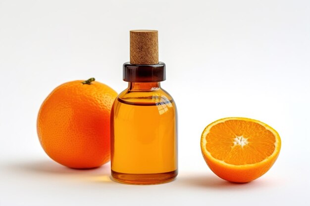 Orange fruit essential oil Generative AI