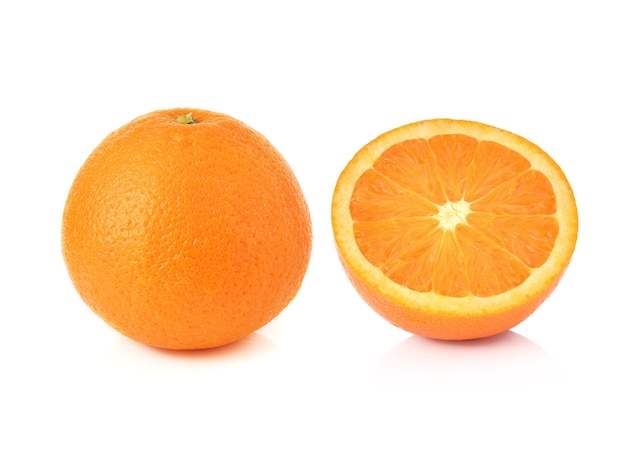 写真 オレンジ、果物、白、