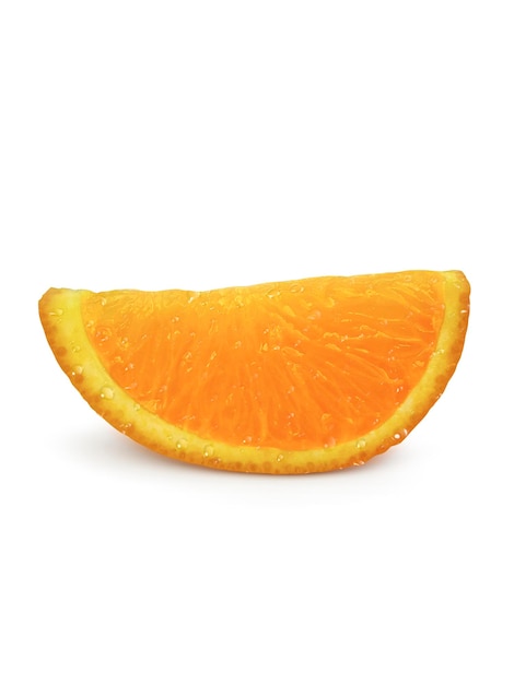 Orange fruit isolated on white background