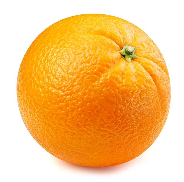 Orange fruit isolated on white background