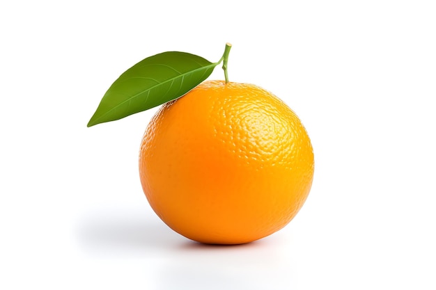 Orange fruit isolated on white background