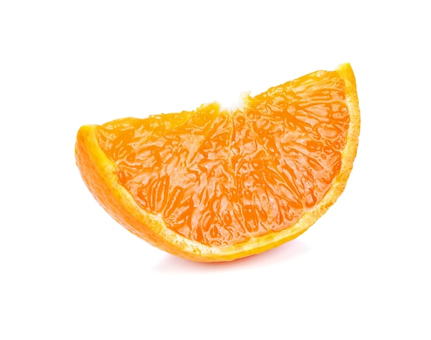 Orange fruit isolated on white background