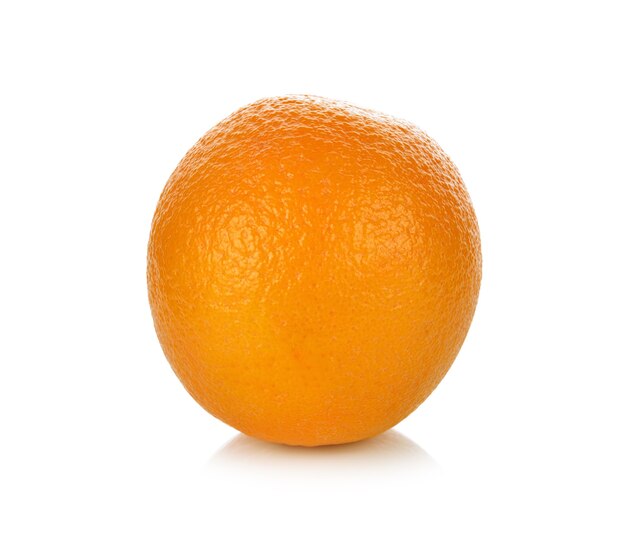 Orange fruit isolated on white