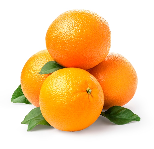 Orange fruit isolated