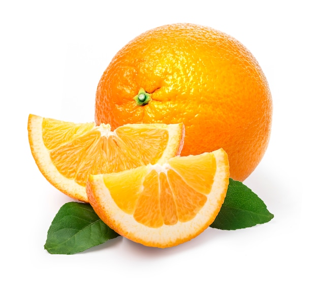 Orange fruit isolated