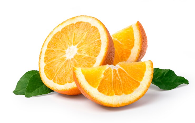 Photo orange fruit isolated