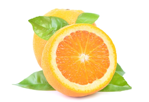 Orange fruit isolated