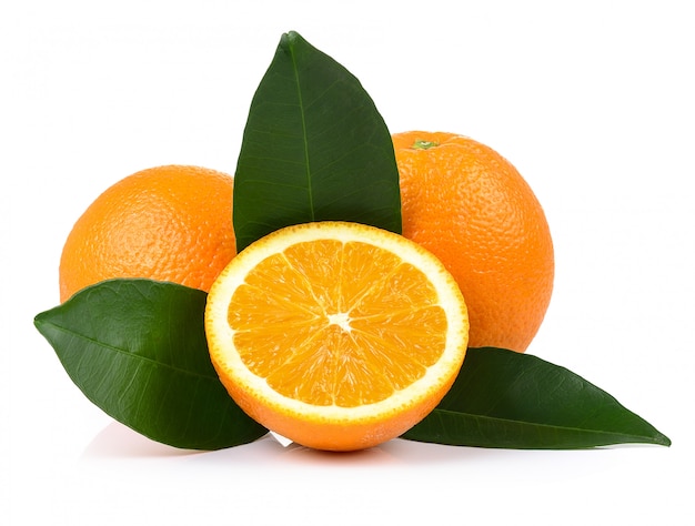 Orange fruit isolated