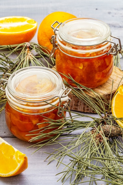 Orange fruit jam