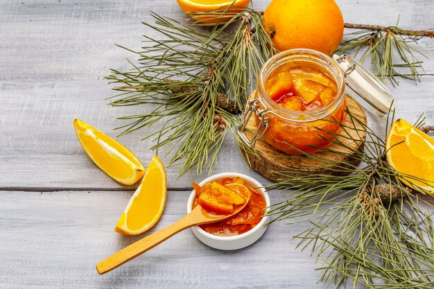 Orange fruit jam