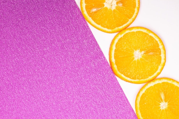 Orange fruit pattern composition