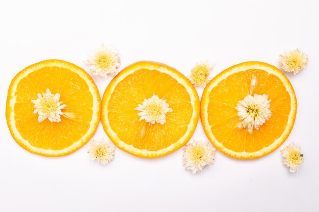 Photo orange fruit pattern composition