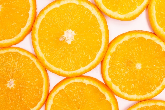 Orange fruit pattern composition