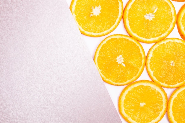 Orange fruit pattern composition