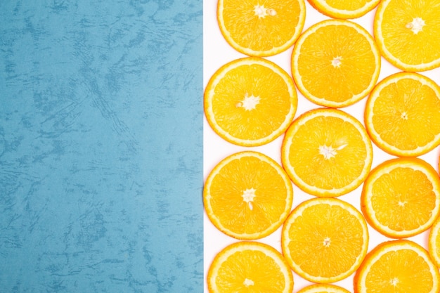 Orange fruit pattern composition