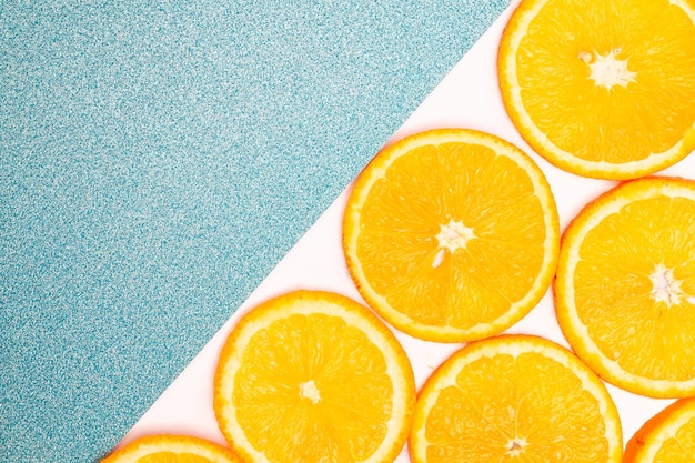 오렌지 과일 패턴 구성