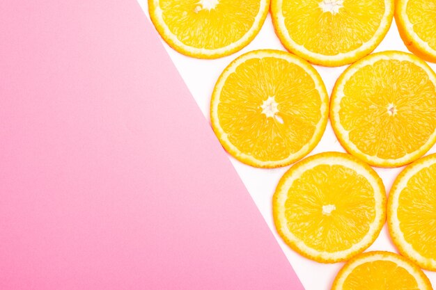 Orange fruit pattern composition