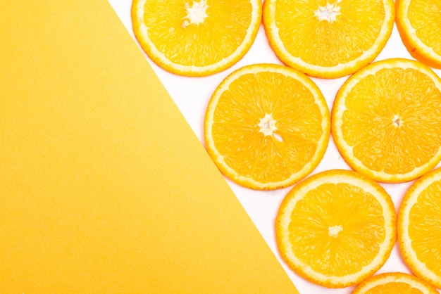 Orange fruit pattern composition