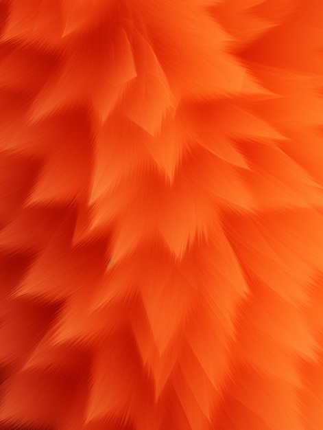 Orange fur creative abstract geometric texture