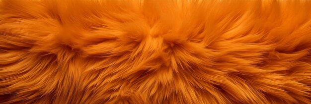 Photo orange fur creative abstract photorealistic texture screen wallpaper digiral art abstract bright surface background ai generated vibrant texture pattern