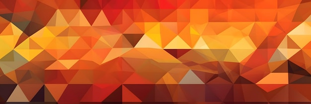 Orange geometry abstract background for design geometric shapes triangles color gradient Generative AI