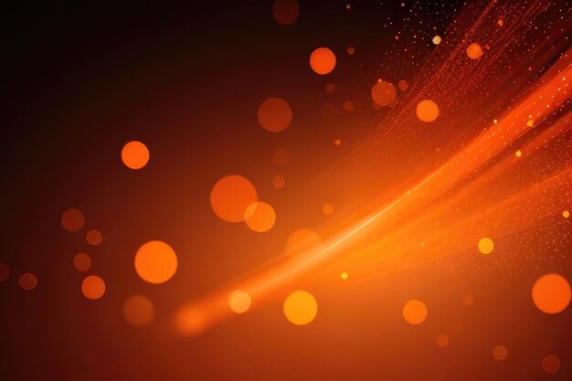 Orange giltter abstract background