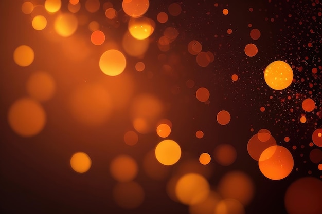 Orange giltter abstract background