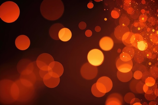 Orange giltter abstract background
