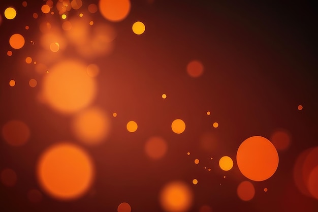 Orange giltter abstract background