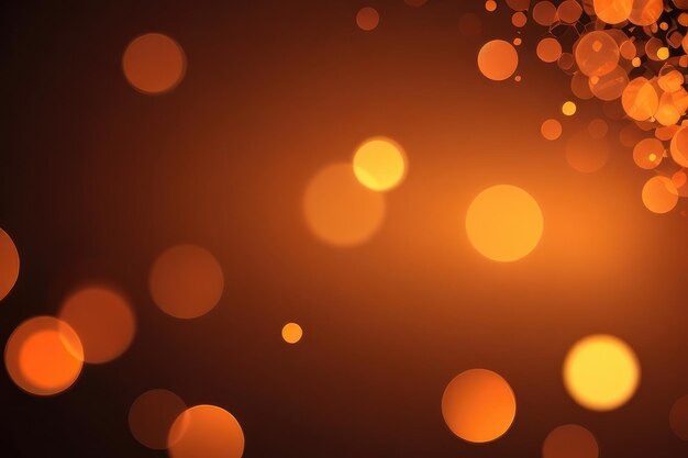 Orange giltter abstract background