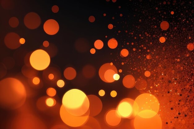 Orange giltter abstract background