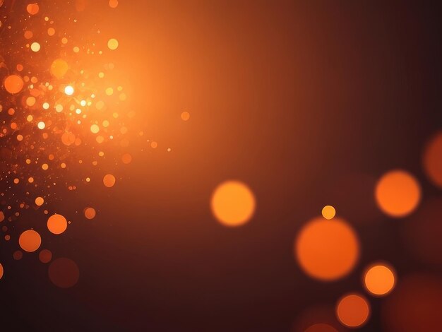 Orange glitter abstract background