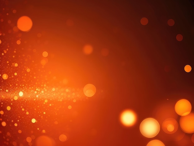 Orange glitter abstract background