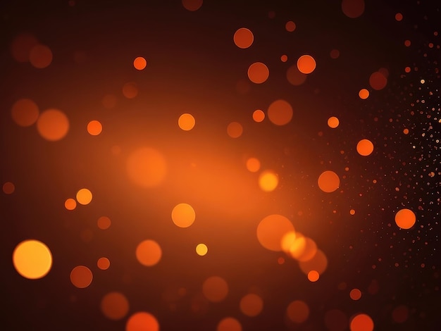 Orange glitter abstract background