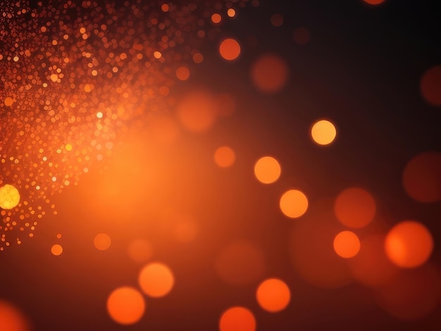 Orange glitter abstract background