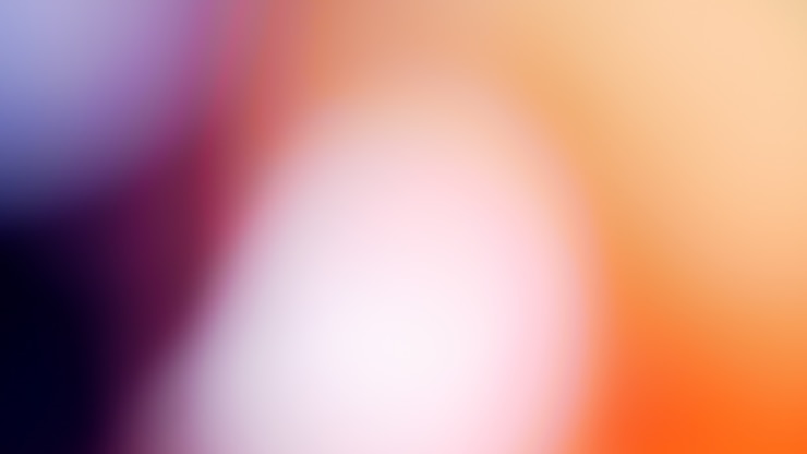 Photo orange gradient defocused abstract background