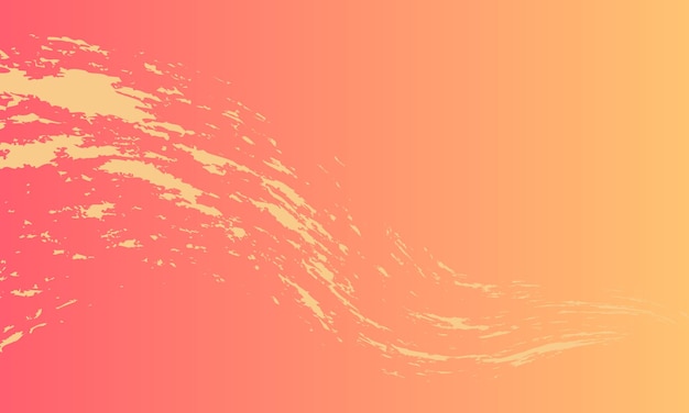 Orange Gradient With abstract ArtWork Background For Wall