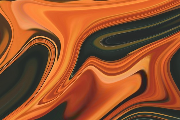 Orange and green abstract background with a wavy pattern.