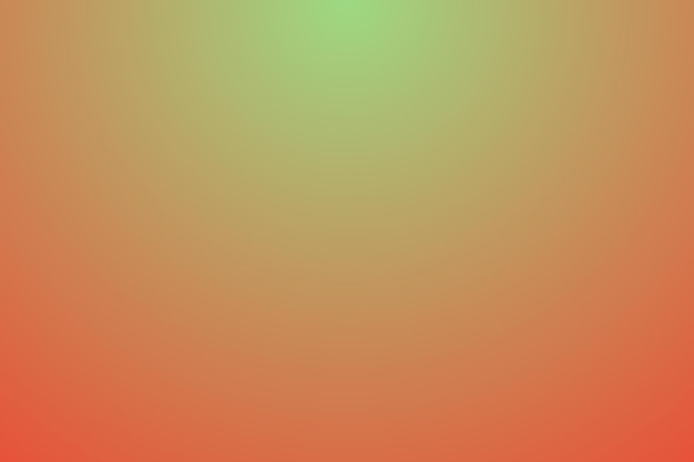 Orange and green background with a green light