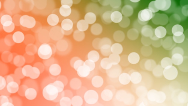 Orange and green bokeh background