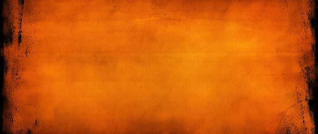 Orange grungy rough textured background Generative AI