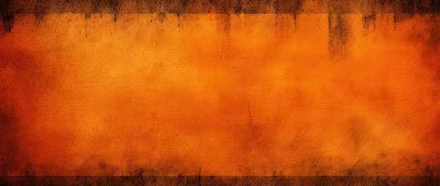 Orange grungy rough textured background Generative AI