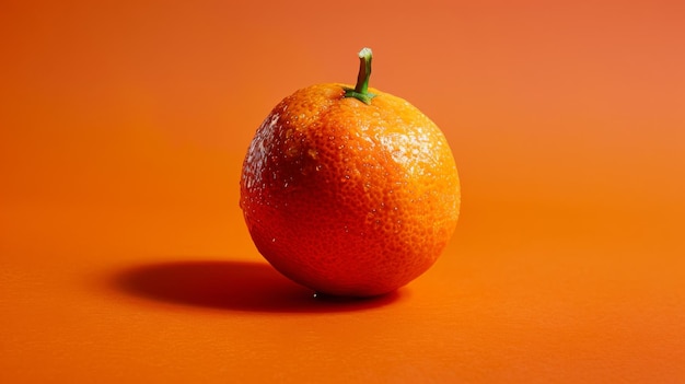 Orange Harmony Clementine on Orange Background