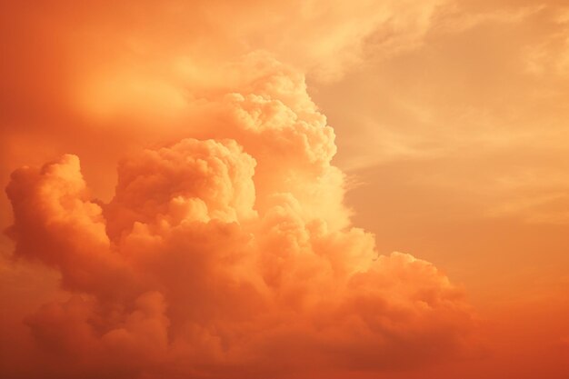 Photo orange i can gen a free cloud background on the sky