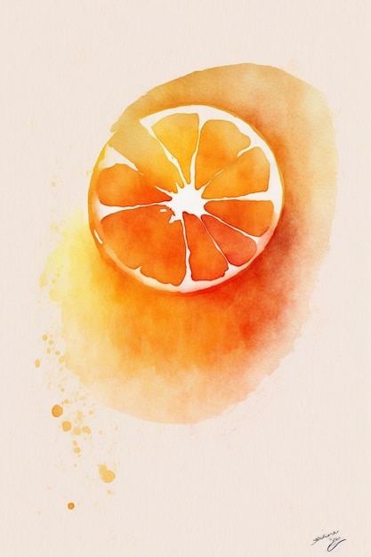 Orange is a painting by person