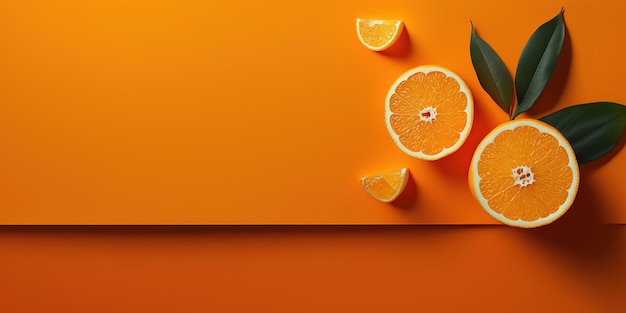 An orange is on a yellow background with the word orange on it.