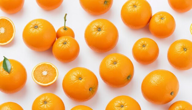 orange isolated on the white backgroundThai fruit