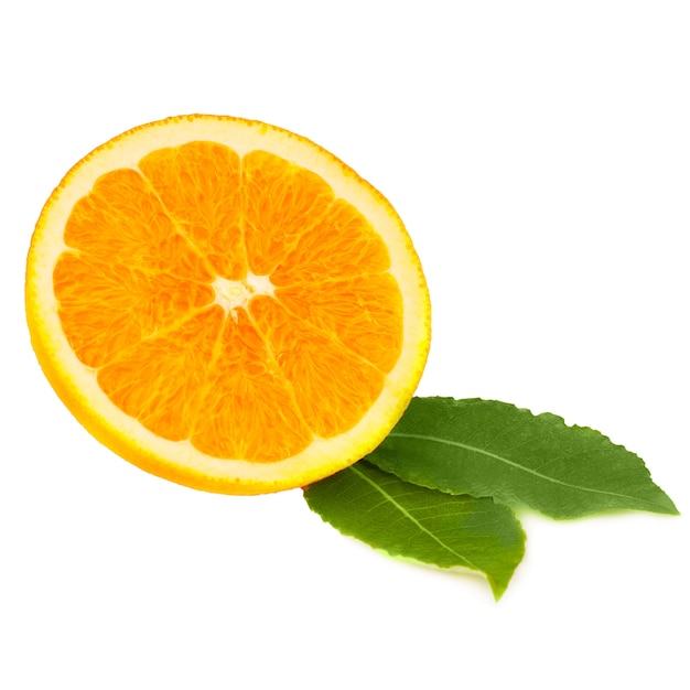 Orange isolated on white  