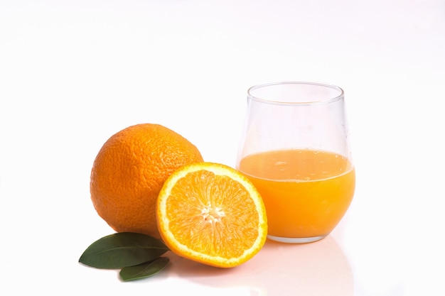 Orange juice in a glass