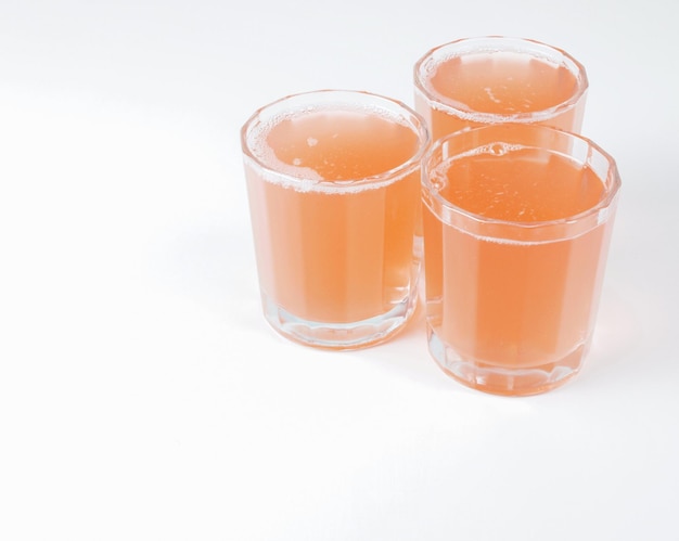 Orange juice glass